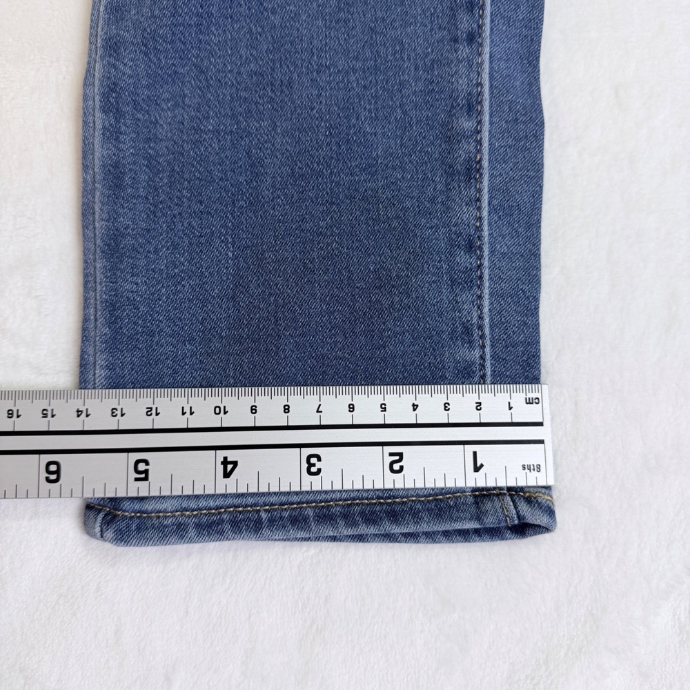 Levi's Shaping Leggings Mid Rise Super Skinny Blue Denim Jeans 16 Medium W33 L30 - Picture 8 of 10